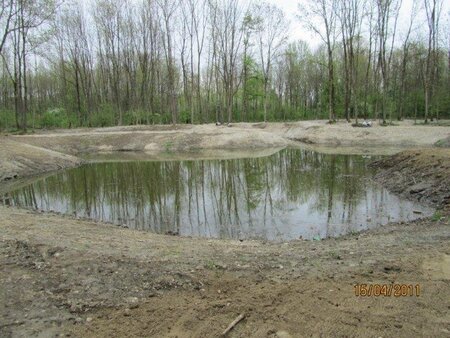Delo na gradbišču - Sanacija gramozne jame v Lisjakovi strugi 3
